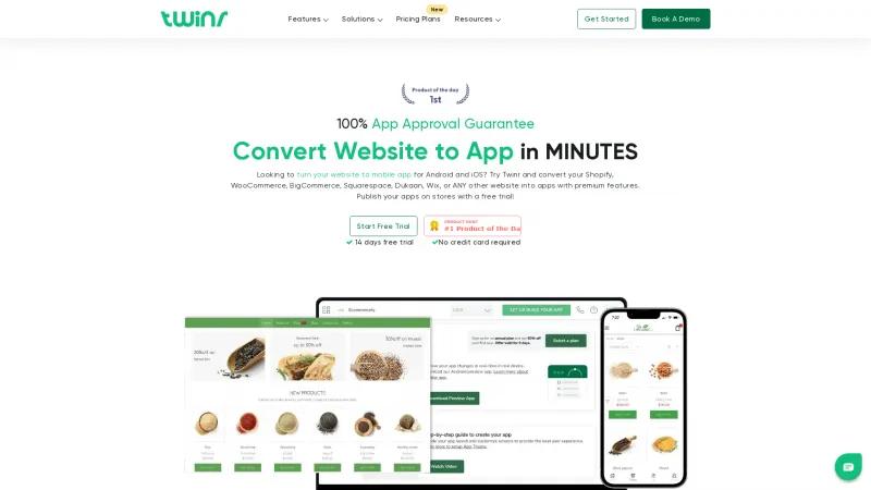 Homepage of Twinr