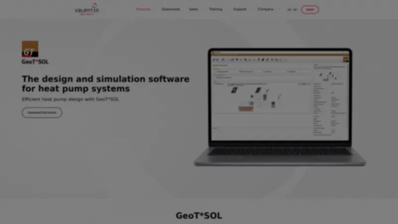 Homepage of GeoT*SOL