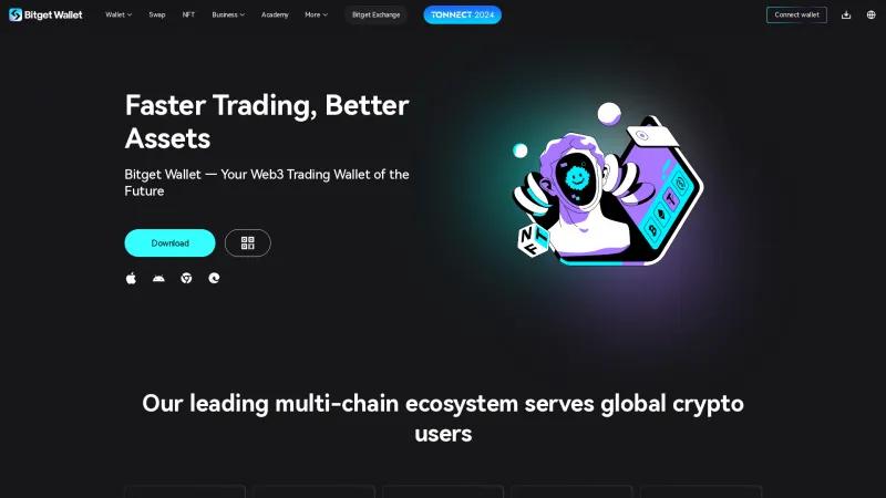 Homepage of Bitget Wallet