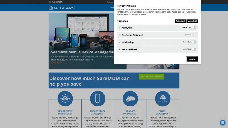 Homepage of SureLock Kiosk Lockdown