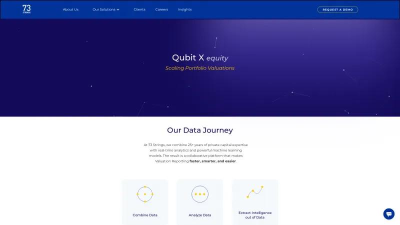 Transform Your Investment Analysis with Qubit X: The AI-Enhanced Portfolio Valuation Platform Homepage of Qubit X