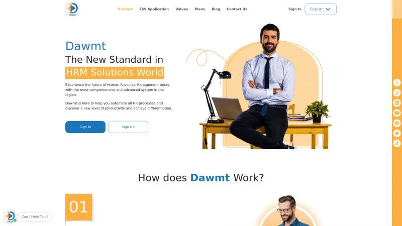 Homepage of Dawmt