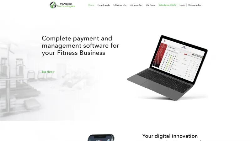 Homepage of InChargeLife