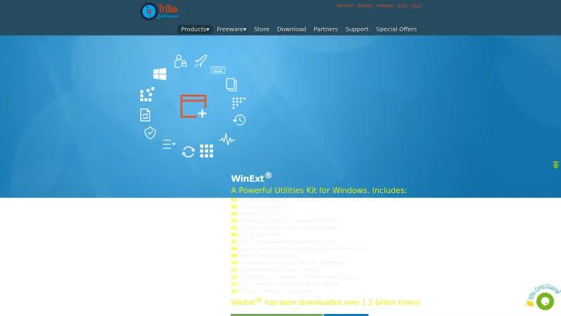 Homepage of TriSun Software