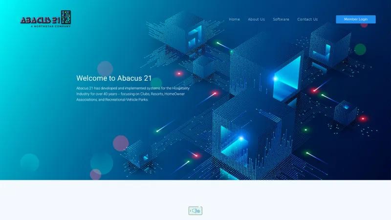 Homepage of Abacus 21