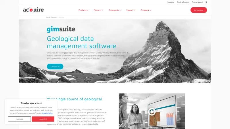 Homepage of GIM Suite