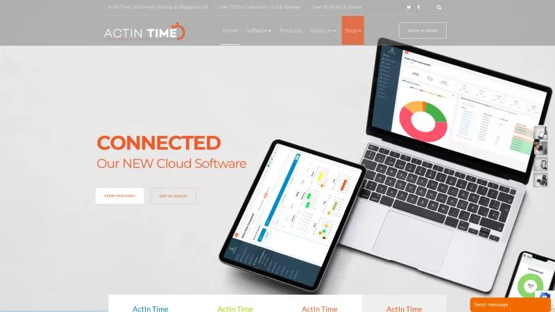 Homepage of Actin Time