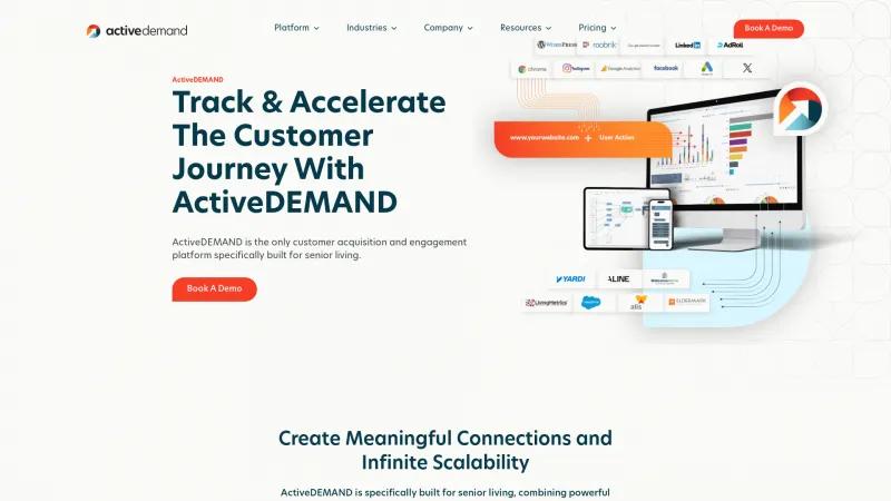 Homepage of ActiveDEMAND