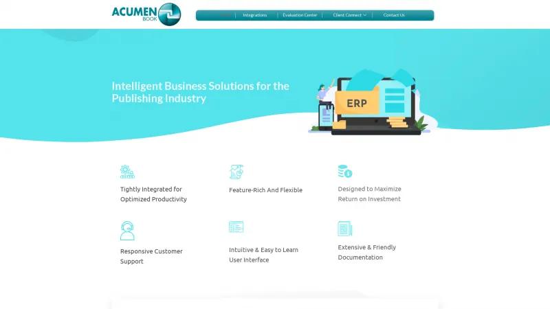 Homepage of ACUMEN Book