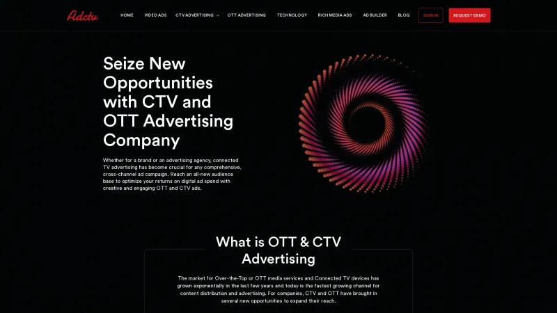 Homepage of Adctv