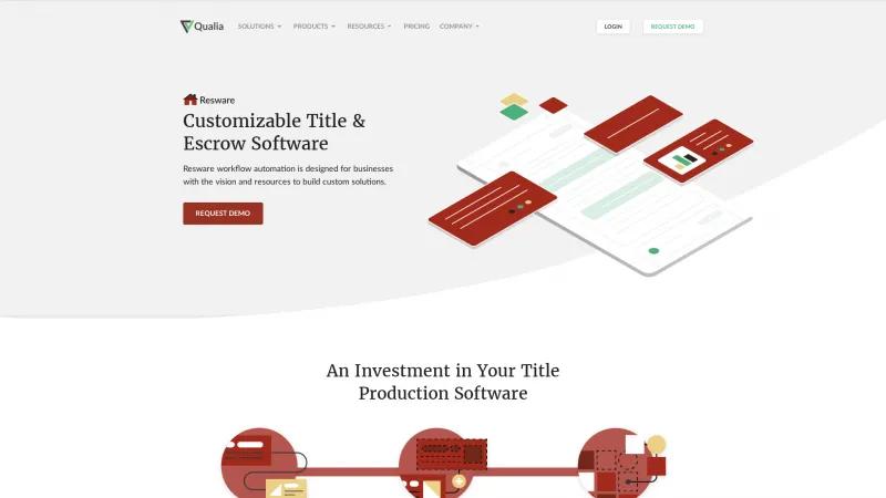 Homepage of ResWare