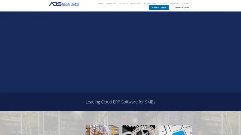 Homepage of Accolent ERP