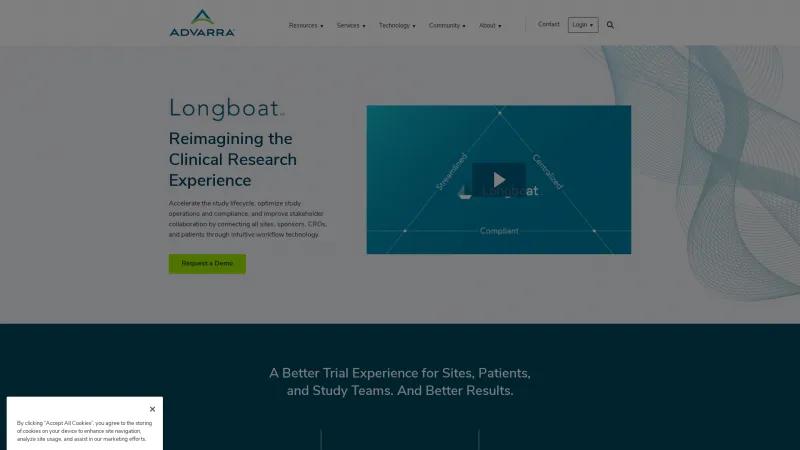 Homepage of Longboat