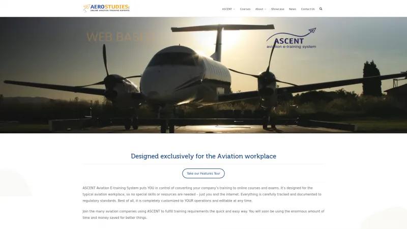 Homepage of ASCENT