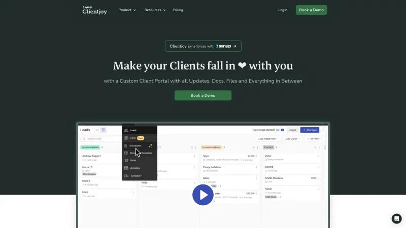 Homepage of Agencyjoy