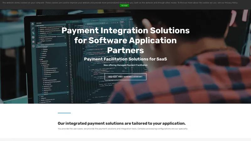 Homepage of Agile Payments