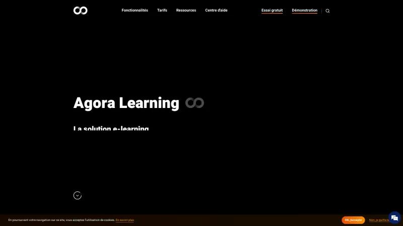 Homepage of Agora Learning