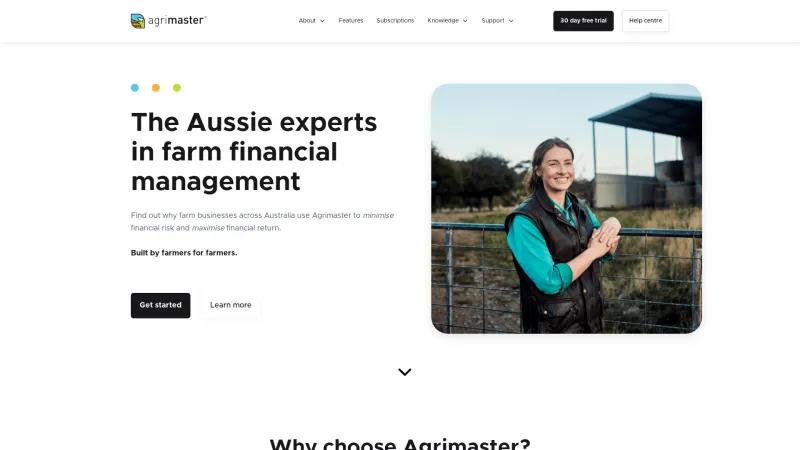 Homepage of Agrimaster