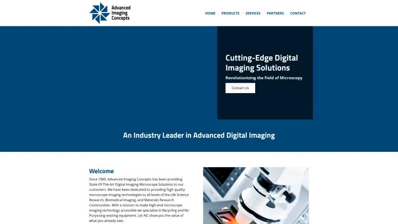 Homepage of Image Central