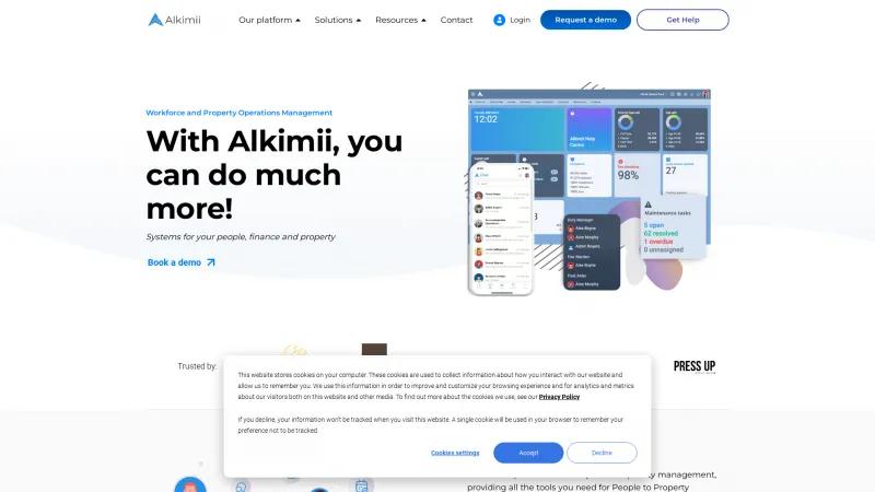 Homepage of Alkimii