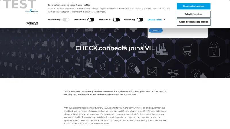 Homepage of CHECK.connects