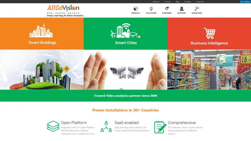 Homepage of AllGoVision