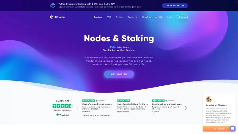 Homepage of Allnodes