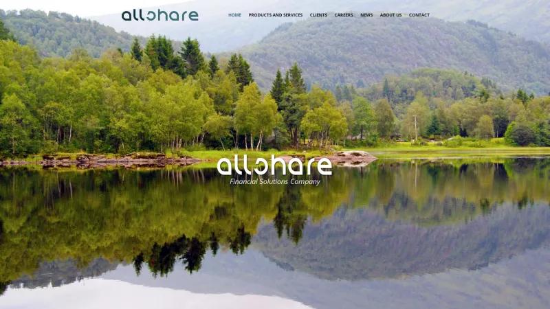 Homepage of Allshare