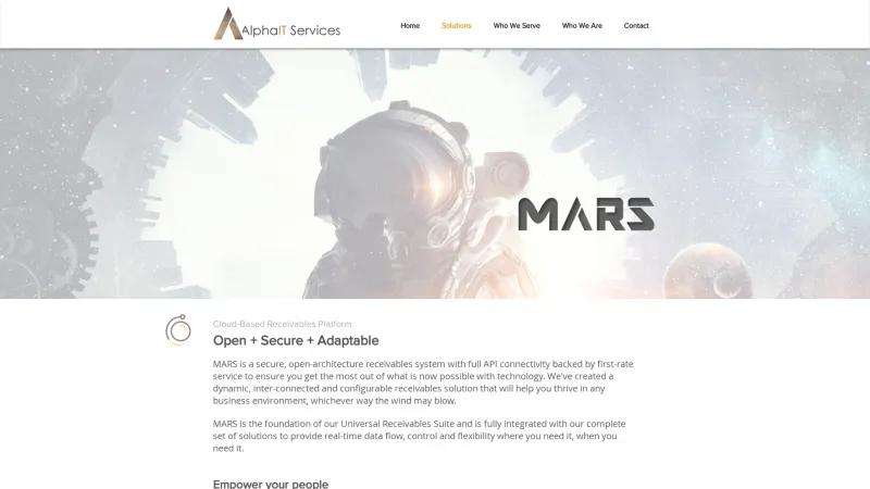 Homepage of MARS