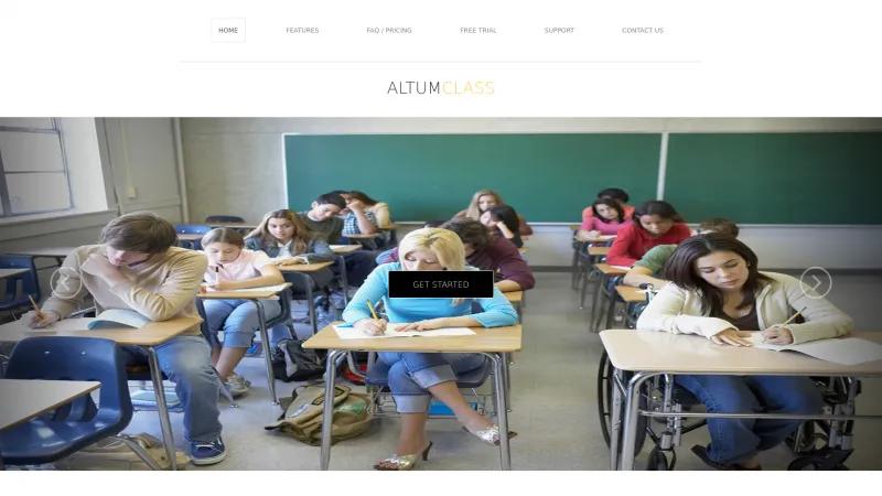 Homepage of AltumClass