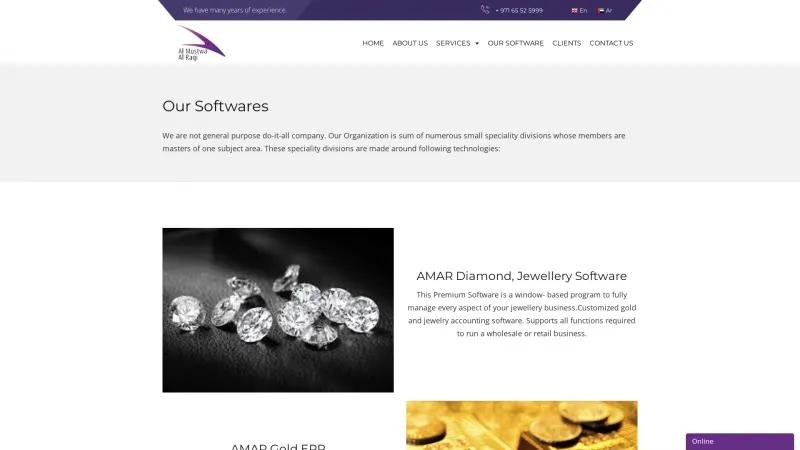 Homepage of AMAR Diamond