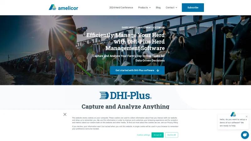 Homepage of DHI-Plus