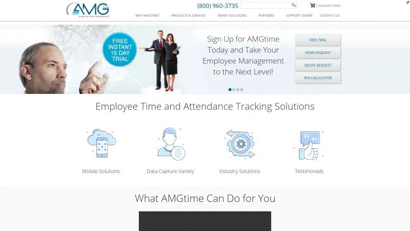 Homepage of AMGtime