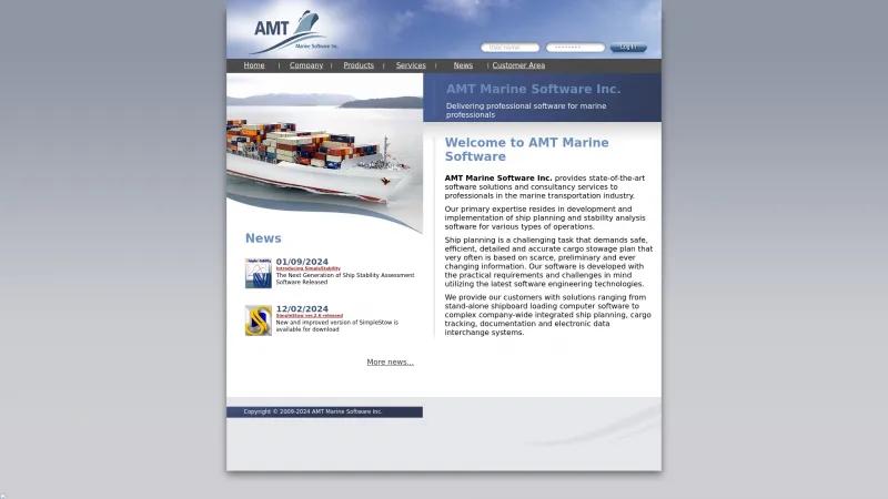 Homepage of AMT Marine Autoload