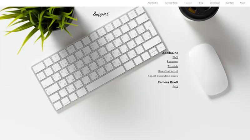 Homepage of ApolloOne