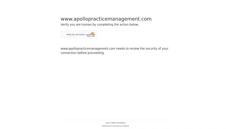 Homepage of Apollo PT Practice Management Software