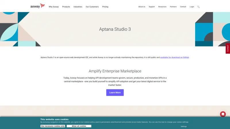 Homepage of Aptana