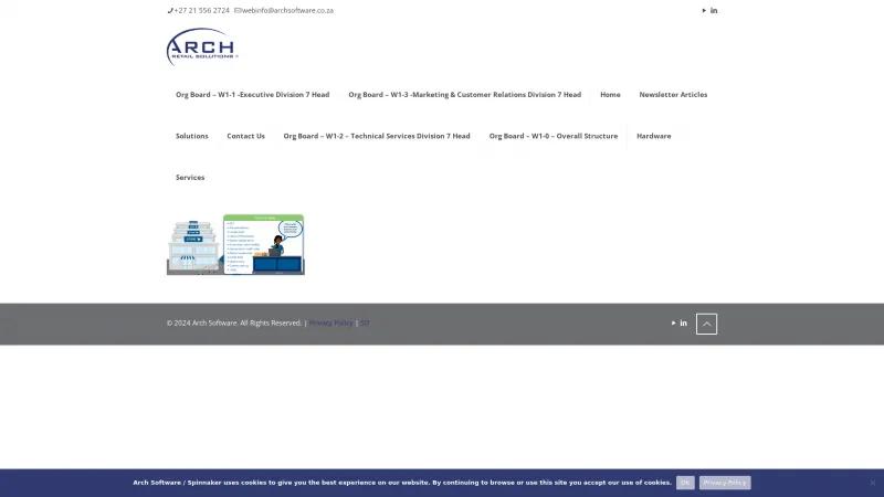 Homepage of Arch POS