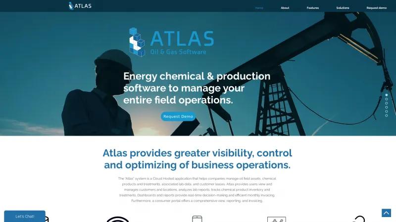 Homepage of Atlas Oil & Gas