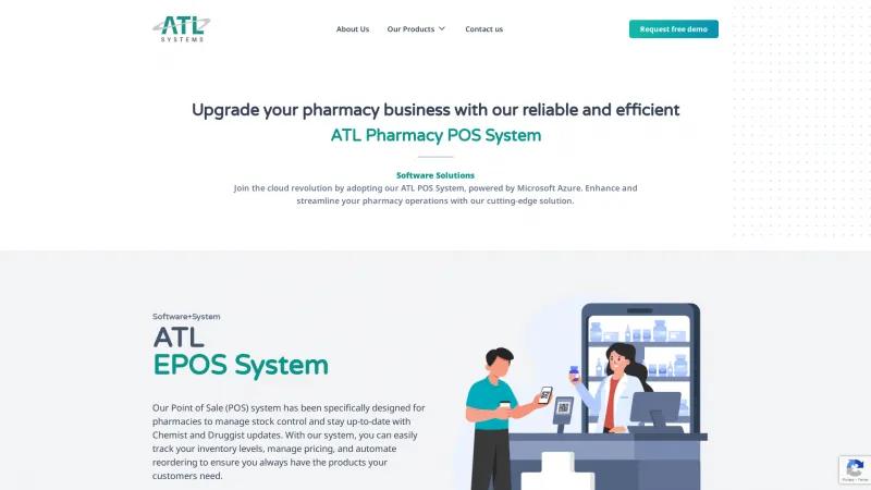 Homepage of ATL Systems