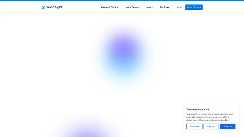 Homepage of Audit Sight