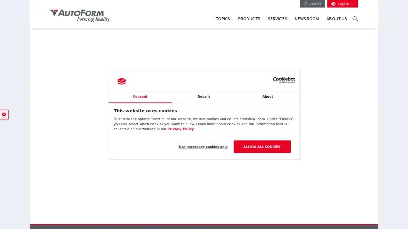 Homepage of AutoForm