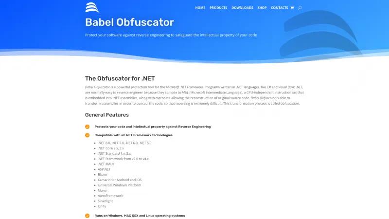 Homepage of Babel Obfuscator