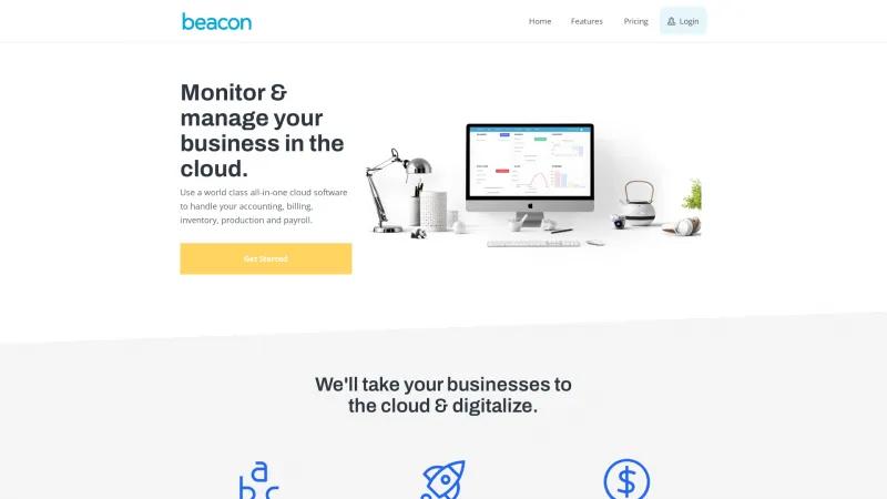 Homepage of Beacon Accounting