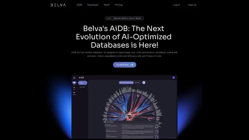 Homepage of Belva