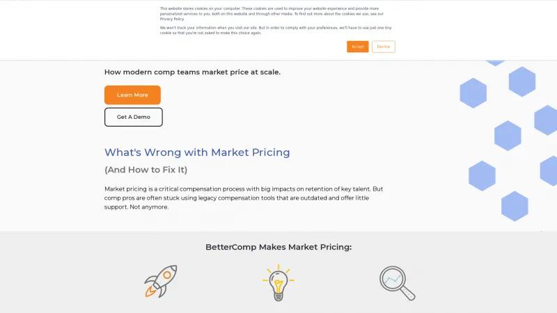 Homepage of BetterComp