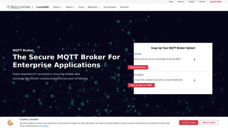 Homepage of MQTTRoute