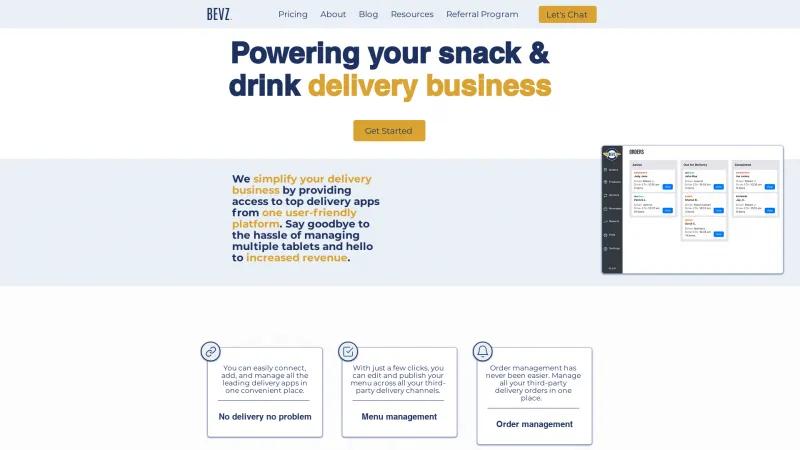 Homepage of Bevz