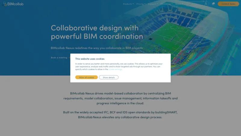 Homepage of BIMcollab Cloud