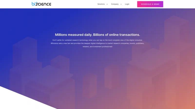 Homepage of Biscience